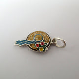 Enamel Straw Hat Charm