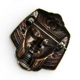 Egyptian King Tut Brass Pin