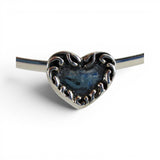 Sterling Silver Heart Charm Adapter Hanger Bead Pandora Compatible Bracelet