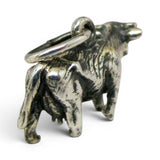 Sterling Silver Beef Cow Charm for Bracelet Farm Farming Farmer Gift Vintage New