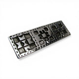Sterling Silver Quilt Pattern Square Block Charm Holder Hanger Pin Vintage New
