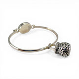 Sterling Silver Acorn Woven Basket Charm or Pendant Brown County Vintage 925