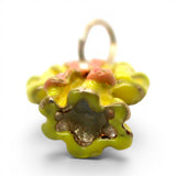 Sterling Silver Enamel Her Robe Charm for Bracelet Yellow PInk Gift for Wife