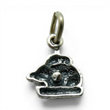 TINY Koala Bear Sterling Silver Charm Miniature Small Finding Jewelry Making