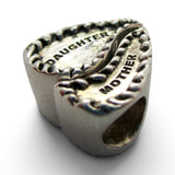 Sterling Silver Mother-Daughter Charm Bead