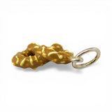 Sterling Silver Enamel Soft Pretzel Charm for Bracelet Food Jewelry German 925