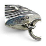 Sterling Silver Comedy Tragedy Mask Charm or Pendant Drama Actor Actress Gift