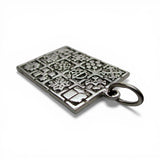 Sterling Silver Quilt Patterns Pendant for Necklace Quilter Quilting Gift New
