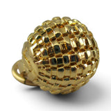 Brown County Basket Mini Granny Gold Vermeil over Sterling Silver Vintage BCB