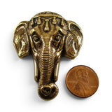 Elephant Brass Pin