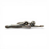 Sterling Silver Swimmer Charm for Bracelet Swim Swimming Gift 925 3D New Old