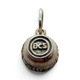 Sterling Silver Bless This Food Mixing Bowl Charm for Bracelet Vintage Food Gift
