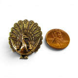 Brass Stamping Peacock Pin