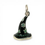 Sterling Silver & Enamel Oz Wicked Witch Hat Charm for Bracelet Vintage