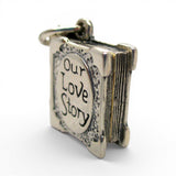 Sterling SIlver Our Love Story Box Charm for Bracelet Girlfriend Wife Gift New
