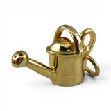 Sterling Silver Gold Vermeil Watering Can Charm for Bracelet Gardener Gift