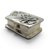 Sterling Silver Life is Like a Box of Chocolates Charm for Bracelet Gift for Mom