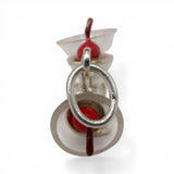 Sterling Silver Martini Glass Charm for Bracelet Cherries Cocktail New Years Eve
