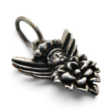 Sterling Silver Angel with Flowers Charm for Bracelet Wife Daughter Friend Gift