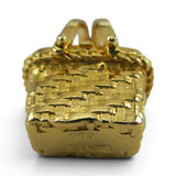 Gold Vermeil on Sterling Silver Grandma's Picnic Basket Movable Charm BCB
