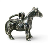 Sterling Silver Farm Horse Charm for Bracelet Farmer Wife Daughter Gift Vintage