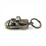 Sterling Silver Mary Jane Shoe Charm for Bracelet Girl Mom Gift Vintage New