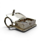 Sterling Silver Life is Like a Box of Chocolates Charm for Bracelet Gift for Mom