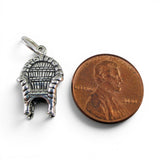 Sterling Silver Wicker Chair Charm for Bracelet Shube's Vintage New Friend Gift