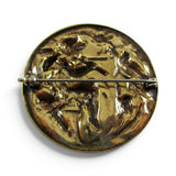 Cupid Playing Flute Brass Pin