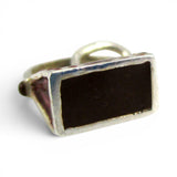 Sterling Silver Enamel Brown Handbag Bag Charm for Bracelet Purse Vintage New