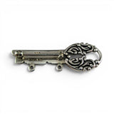 Sterling Silver Love Key Charm Holder Hanger Pin BCS Vintage New Condition