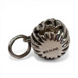 Sterlng Silver Jack o' Lantern Charm for Bracelet Vintage Halloween Pumpkin New