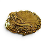 Aurora Goddess of Dawn Large Brass Pin