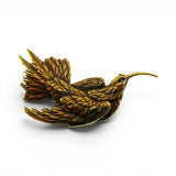 Long Billed Curlew Bird Brass Pin