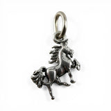 Tiny Sterling Silver Unicorn Charm Miniature Small Finding Jewelry Making Mini