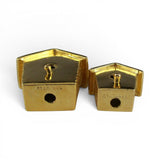 Gold Vermeil over Sterling Birdhouse Charm for Bracelet Brown County Silver Bird
