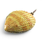 Sterling Silver Enamel Shell Locket Pendant for Necklace Beach Vacation Jewelry