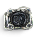 Sterling Silver Wicker Chair Charm for Bracelet Shube's Vintage New Friend Gift
