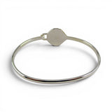 Sterling Silver Gold Vermeil Shell Bangle Charm Bracelet Beach Vacation Jewelry