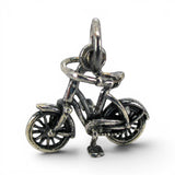 Sterling Silver Bicycle Charm for Bracelet Vintage First Bike Rider Cyclist Gift