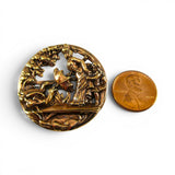 Mary Poppins Brass Pin