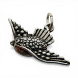 Sterling Silver Flying Bluebird charm for Bracelet Bird Jewelry Gift Vintage New
