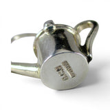 Sterling Silver Watering Can Earrings Dangle Drop Gardener Gift Vintage New BCS