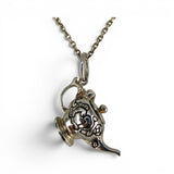 Sterling Silver Aladdin Teapot Charm for Bracelet Tea Lover Gift Small Pendant