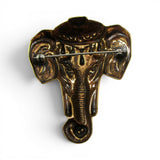 Elephant Brass Pin