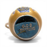 Sterling Silver Enamel Basket Jug Charm for Bracelet Mini Pottery Crock Vintage