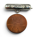 Sterling Silver Mom Charm Hanger Pin Holder Mother Day Gift Vintage New