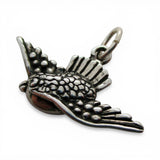 Sterling Silver Flying Bluebird charm for Bracelet Bird Jewelry Gift Vintage New