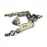 Sterling Silver Beach Sea Charms Holder Necklace Watering Can Chair Summer Hat