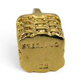 Gold Vermeil Mini Berry Basket Charm for Bracelet Sterling Silver BCB